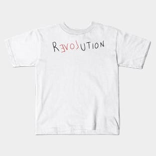 revolution sticker backwards Kids T-Shirt